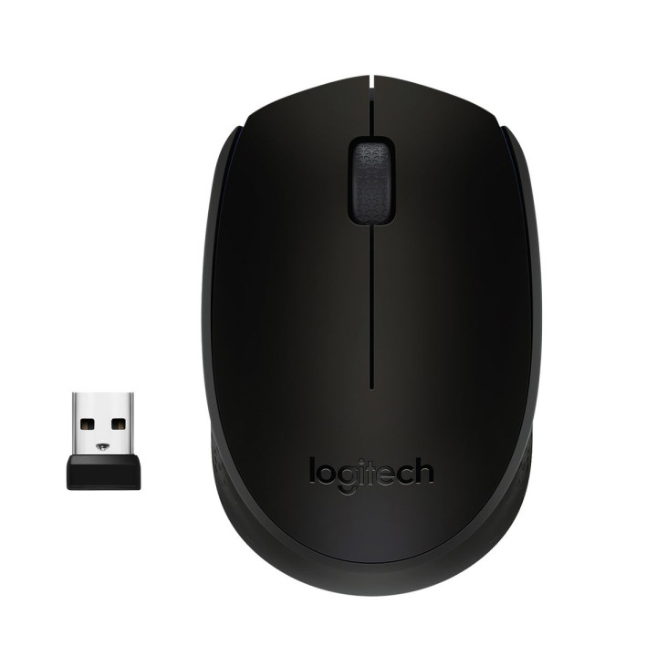 LOGITECH M171 WIRELESS MOUSE - BLACK-K - 2.4GHZ - CLAMSHELL